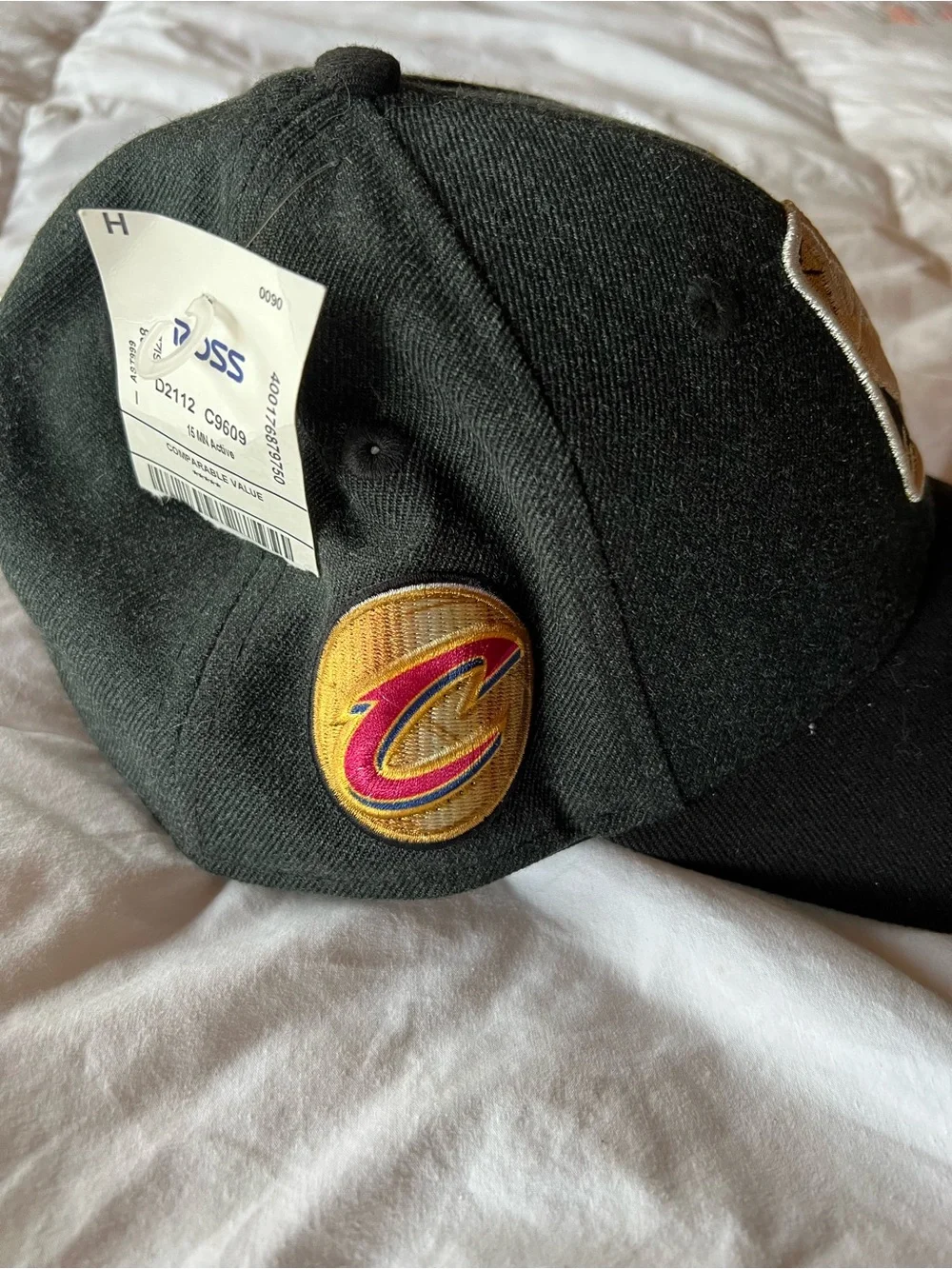 New Era Black and Gold The Finals NBA Logo Fitted Cap